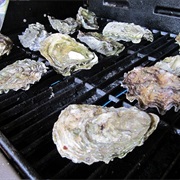Fresh Barbecued Oysters