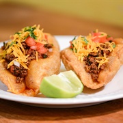Beef Puffy Tacos De San Antonio