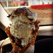 Peanut Butter Puddles Ice Cream