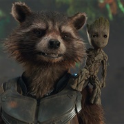 Rocket and Groot