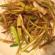 Fried Leeks