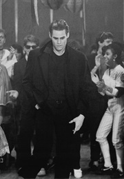 Jim Carrey, Lauren Hutton, and Karen Kopins in Once Bitten (1985)