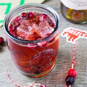 Roasted Cranberry Bourbon Crush
