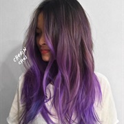 Ombre Brown-Purple