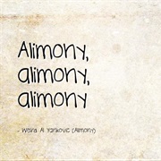 Alimony