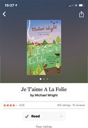 Je T'aime a La Folie (Michael Wright)