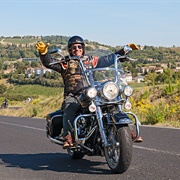 Alone Harley Davidson Road Trip