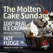 Sonic Molten Cake Sundae