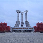Monument to Party Founding North Korea