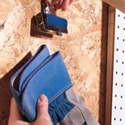 Use Binder Clips to Hang Garden/Work Gloves