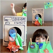 Cardboard Washing Machine
