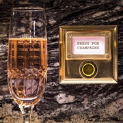 "Press for Champagne" at Bob Bob Ricard.