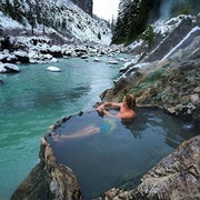Soak in Keyhole Hot Springs, BC
