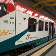 The Leonardo Express to Fiumicino Airport for the Long Flight Home