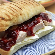 Brie and Cranberry Baguette
