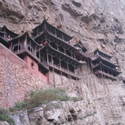 Visiting the Hanging Monastery Heng Shan, China