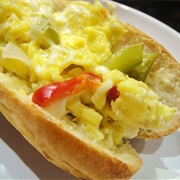 Pepper and Egg Sandwich