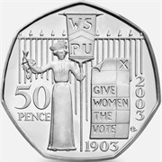 10. 100th Anniversary of the Formation of the Women&#39;s Social and Political Union (2003)