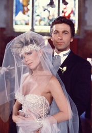 Alec Baldwin and Lisa Hartman in Knots Landing (1979)