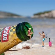 Send Little Toy Figures on Adventures in the Big World