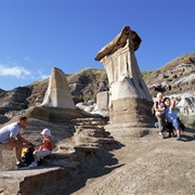 See the Alberta Badlands