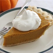 Pumpkin Pie and Whipped Cream