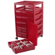 Christmas Tree Ornament Storage Cart