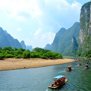 Boating the Lee River, China