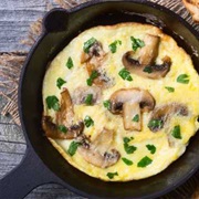 Mushroom and Cheese Omelette