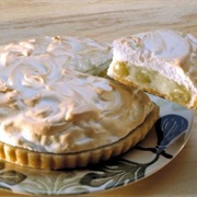 Gooseberry Meringue Pie
