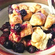 Grilled Mixed Berry Cobbler