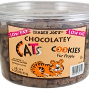 Trader Joe&#39;s Chocolatey Cats Cookies