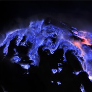 Admire the Blue Flames at Ijen Volcano