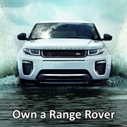 Own a Range Rover