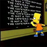 Using the Cafeteria Deep Fryer as a Toy