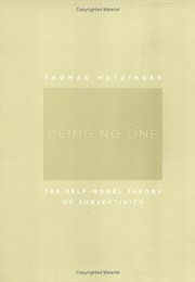 Being No One (Thomas Metzinger)