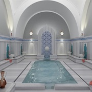 Baths at Hotel Kervansaray, Bursa, Turkey