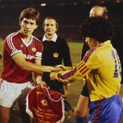 Maradona Getting Stuffed at Old Trafford