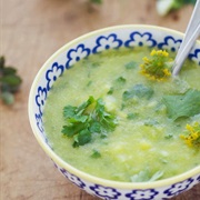Spicy Pineapple Cucumber Gazpacho