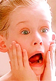 Kevin Feels the Effects of After Shave in Home Alone (1990)