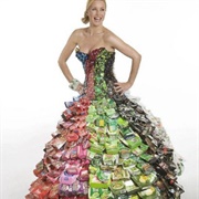 Recycled Trash Dress
