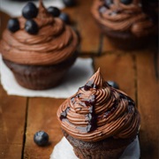 Chocolate Blueberry Cupcakes