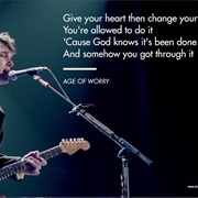 Age of Worry - John Mayer