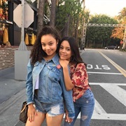 Kayla Maisonet and Jenna Ortega