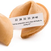 Buy a Lotto Ticket With the Numbers From a Fortune Cookie