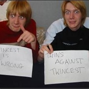 James and Oliver Phelps A.K.A the Weasley Twins