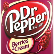 Dr. Pepper Berries and Cream