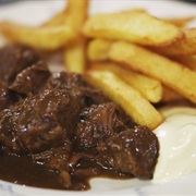Stoofvlees Met Frietjes