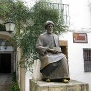Maimonides Square in Cordoba, Spain