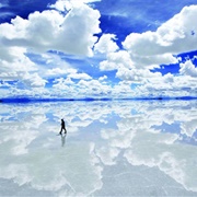 See Your Reflexion at Salar De Uyuni